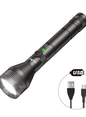 PEETPEN L9 USB Rechargeable LED Flashlight Pocket Torch 4 M