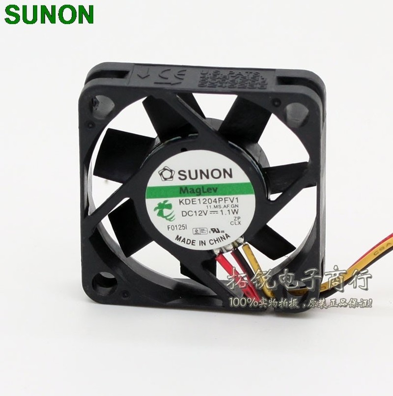 Sunon maglev cooling fans KDE1204PFV1 4010 40mm DC 12V 1.1W