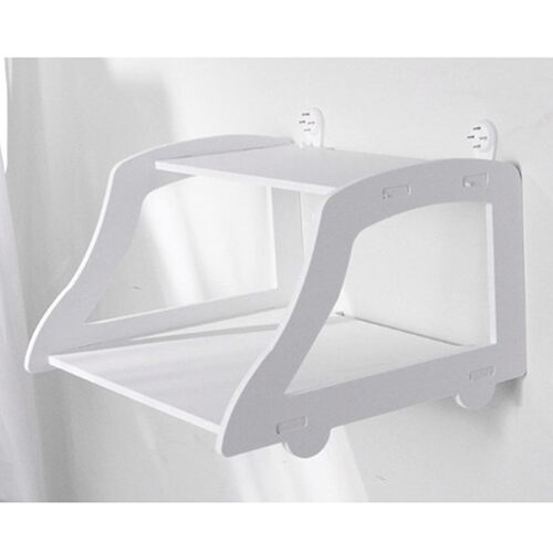 1pc Wall Mount Wifi Router Storage Rack Storage Rack Set-top