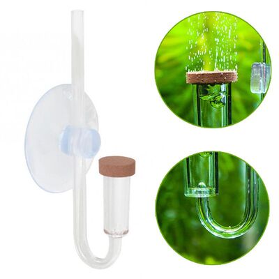 Aquarium CO2 Diffuser Dioxide Diffuser with U-Shape Connecti