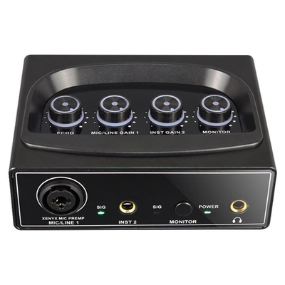 External Sound Card 48V Phantom Power Free Drive 45 KHZ Samp