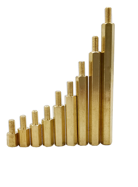 10Pcs M3 Male Female 5-50mm Hex Brass Standoff Spacer  Hexag