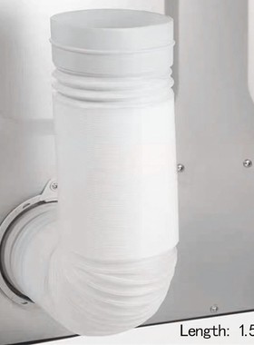 Telescopic tube for dryer clothes dryer parts exhaust hose a