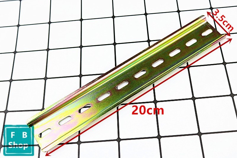 1pcs 20cm din rail c45 guide mounting clip installation trac
