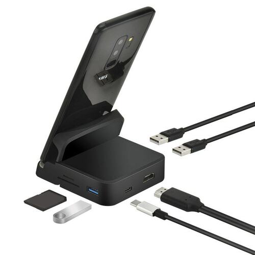 8 In 1 Phone Stand Charger Docking station Type-C To HDMI-co