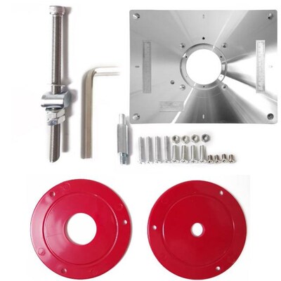Aluminum Router Table Insert Plate Woodworking Tool Multifun