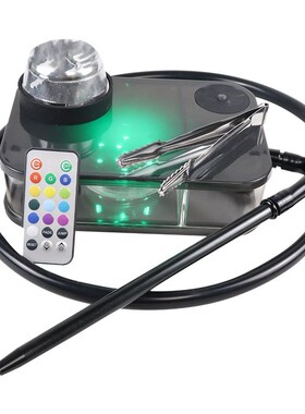 Hookah Set With LED Light Nargile Sheesha Narguile Chicha C