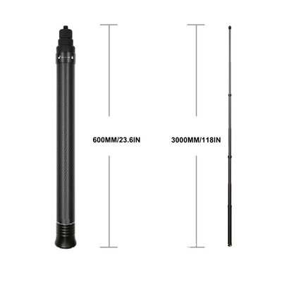 1.5/3 Meter Ultra-long Carbon Fiber Invisible Selfie Stick F