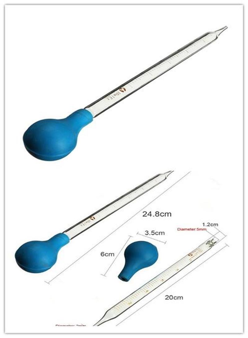 Dropper Pipet With Scale Line Blue&Transparent Hot R
