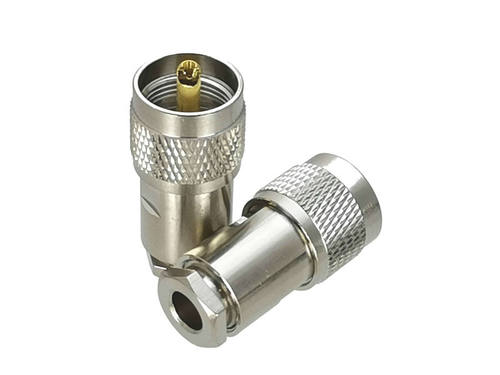 1Pcs Connector UHF PL259 Male plug Clamp RG5 RG6 LMR300 RF A