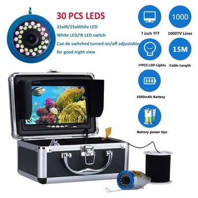 7inch Monitor 1000TVL Fish Finder nderwater Fishing Video Ca