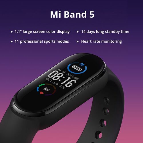 AE Plus Global Version  Mi Band 5 Wristband Touch Screen Sma