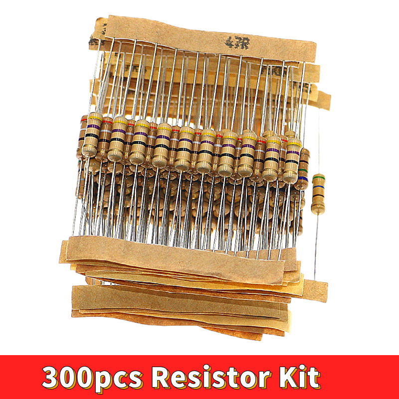 300pcs Resistor Kit 1W 5% 30values X 10pcs Carbon Film Resis