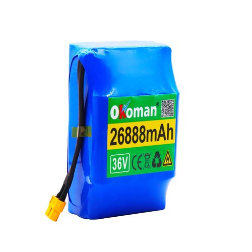 10S2P 36v lithium-ion rechargeable battery 26888 mAh 26.8AH
