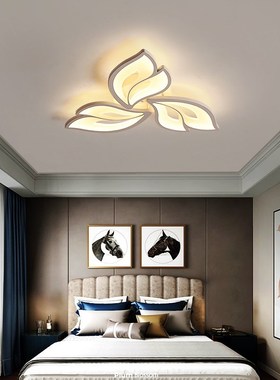 Modern LED Chandelier with Remote Control  Living Room Bedro