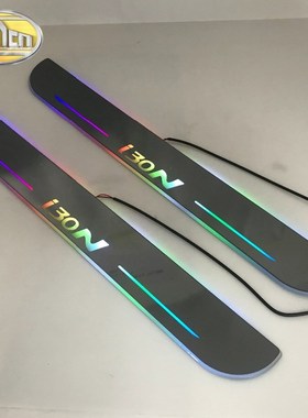 /Colorful Acrylic Moving LED Welcome Pedal Car Scuff Plate P