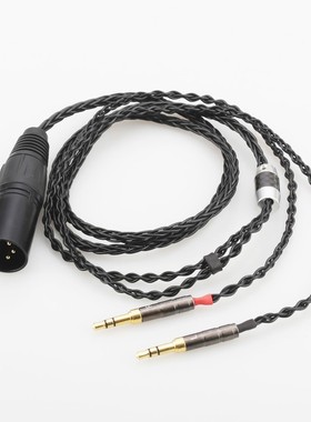 Audiocrast HC010 2x3.5mm HIFI 4 pin XLR Male Balanced Headp