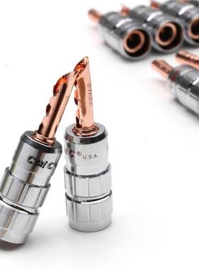 YT 12Pcs Gold Plated Red Copper Banana Plug Terminals CMC No