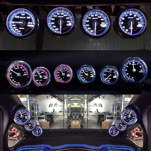 Universial 62mm car gauge difi water temperature oil pressur