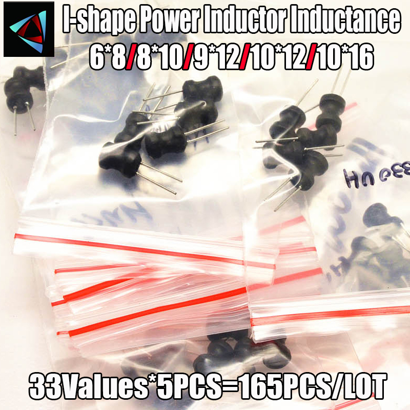 33Values Unshielded Wirewound DIP Inductor 0912 0608 0810 10