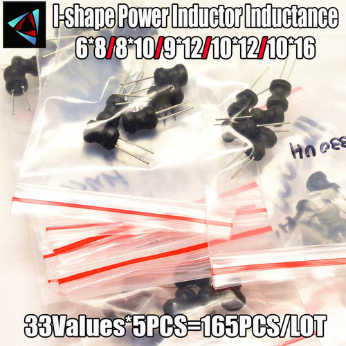 33Values Unshielded Wirewound DIP Inductor 0912 0608 0810 10