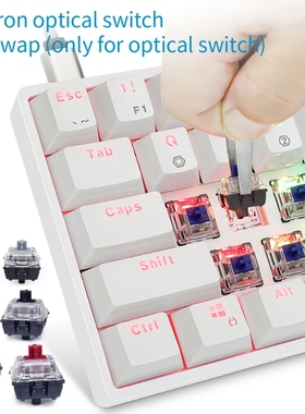 SK61 Portable 60% Mechanical Keyboard Gateron optical Switch