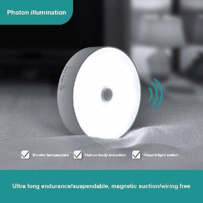 Motion Sensor LED Light USB Nightlights Chargeable Lamp For