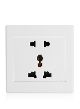 Universial 5 Hole Electric AC Power Outlet Panel Plate Wall