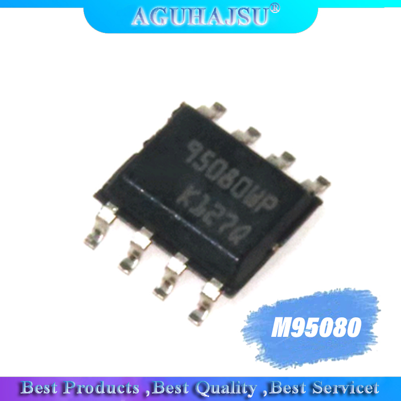 5pcs/lot M95080-WMN6TP 95080WP 95080 EEPROM 8KBIT 10MHZ SOP8