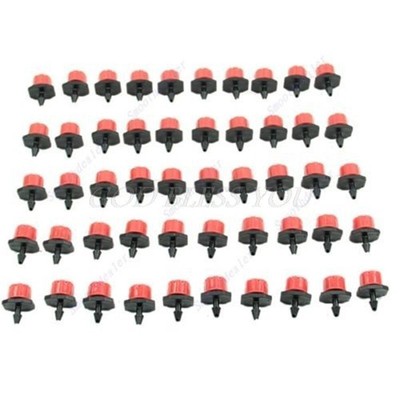 5pcs Plastic Micro Flow Dripper Drip Head 1/4 Inch Hose Gard