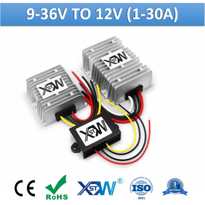 XWST 9-36V 12V 24V To 12 Volts Voltage Regulator DC DC Boost