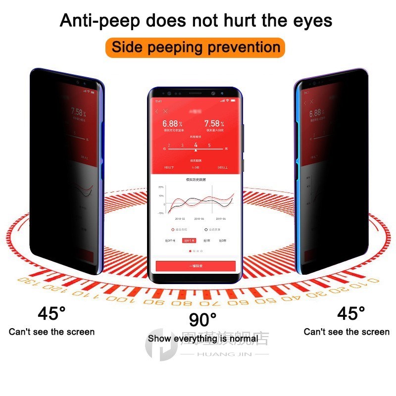 100D Full Cover Privacy Hydrogel Film For Samsung Galaxy S20