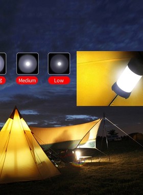 Lantern Camping Lamp Flashlight Lanterna LED T1 18650 Rechar