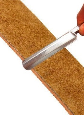 Genuine Leather Strop Strap Barber Straight Razor Folding Kn