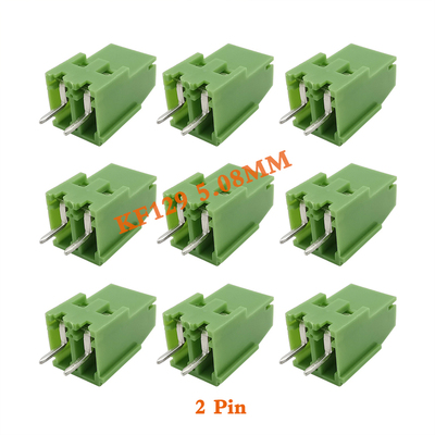 10Pcs KF129 2 Pin 5.08mm Straight Pin PCB Screw Terminal Blo