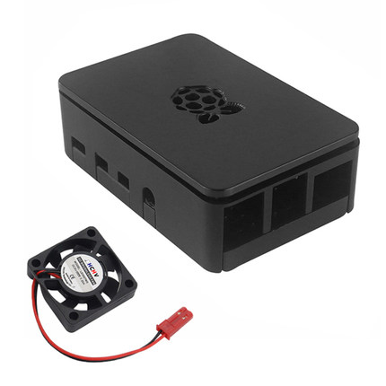 Raspberry Pi 4B Case with Cooling Fan ABS Generation B Type