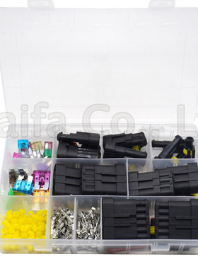 216PCS/box Kit 1P 2P 3P 4P pins Way AMP 1.5 Waterproof Elect