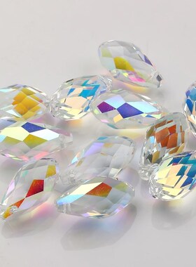 Crystal Teardrop Pendant 10*20/12*25MM Czech Lampwork Glass