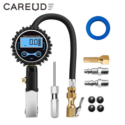Digital Tyre Inflator Pressure Gauge 200 PSI Accurate Tire I