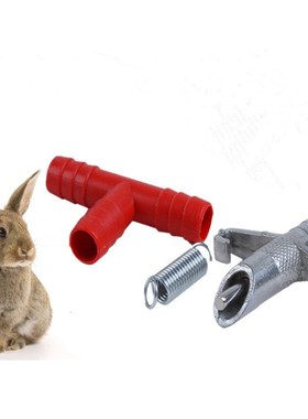 1 Set Rabbit Automatic Nipple Water Feeder 适用于 Rodents Wa