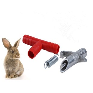 1 Set Rabbit Automatic Nipple Water Feeder 适用于 Rodents Wa