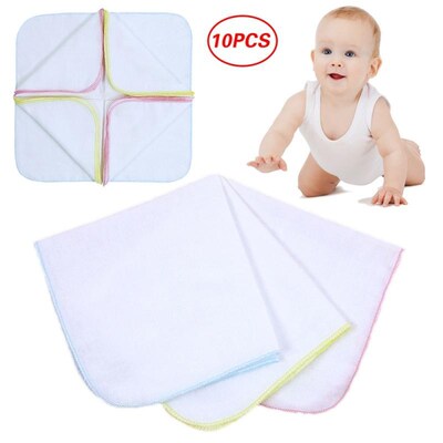 New 10 Pcs Cotton Newborn baby towel Gauze Double Layer