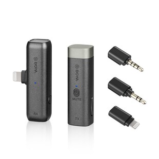 BOYA BY WM3 2.4G Wireless Mini Microphone for iPhone Lightn