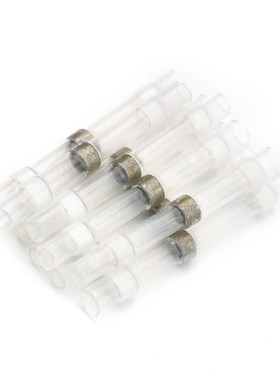 White 1.5mm Electrical Cable Wire Connector 50Pcs Heat Shrin