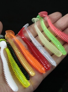 *60pcs/lot sea Fishing hook with soft lures 2#1#1/0#2/0#3/0#