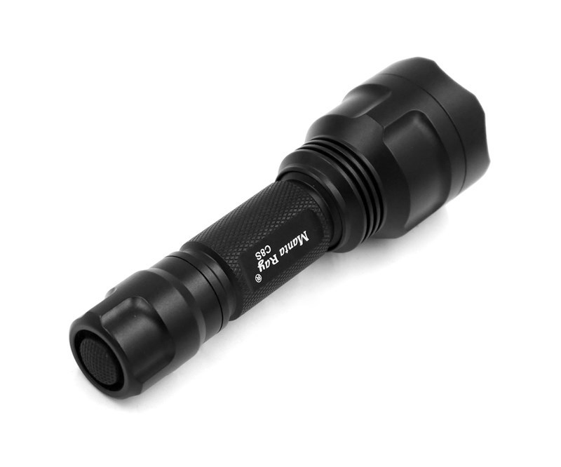 Zoom C8s Black UV 365nm Led Flashlight  ,nichia 365UV in sid