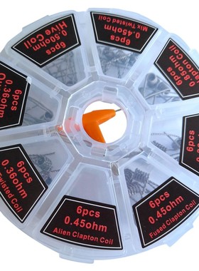 8 in 1 Coil platte twisted Mix twisted Fused clapton Alien C