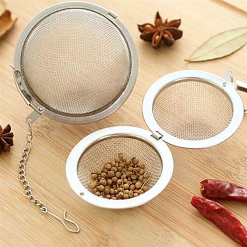 2 Piece Stainless Steel Filter Tea Infuser Mesh Reusable Tea