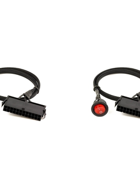 2 Pack 24-Pin Female ATX PSU PC Power Supply Starter Tester