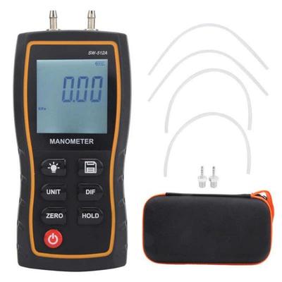 SW-512A Air Pressure Gauge Hand-Held HVAC Digital Differenti